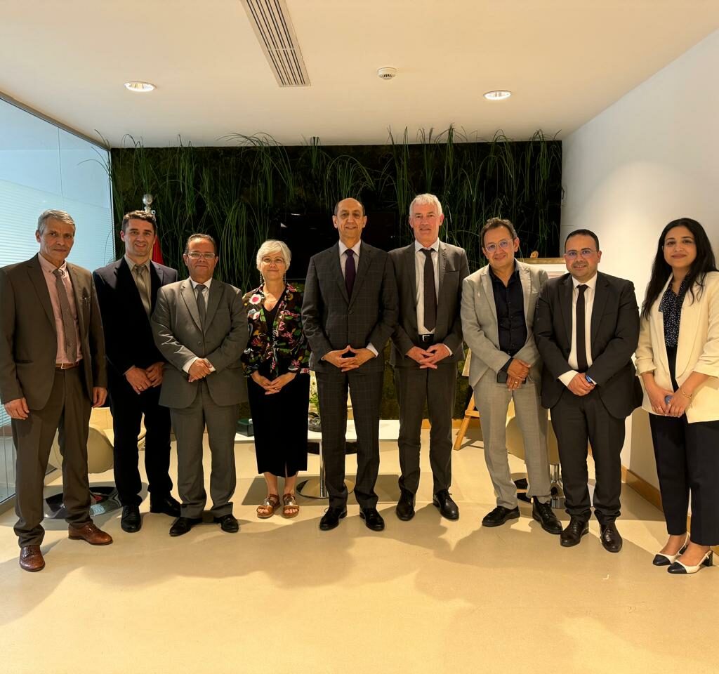 Une réunion de travail entre l’AMEE, l’ENIM de Rabat et l’ENTPE de Lyon