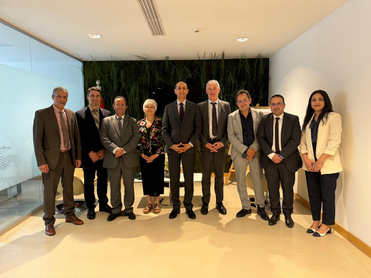 Une réunion de travail entre l’AMEE, l’ENIM de Rabat et l’ENTPE de Lyon